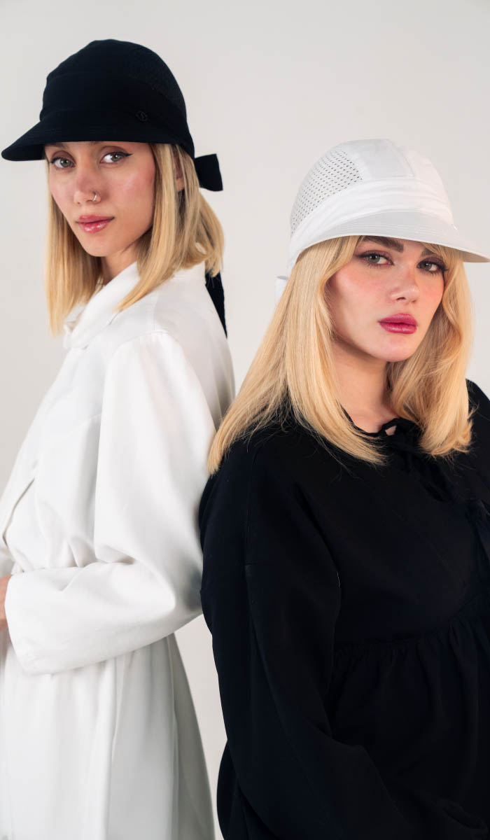 کلاه بغل توری