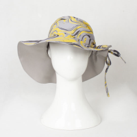 دراپه آبرنگی طوسی زرد 1