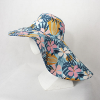 کلاه لبه بلند هاوایی روشن 6