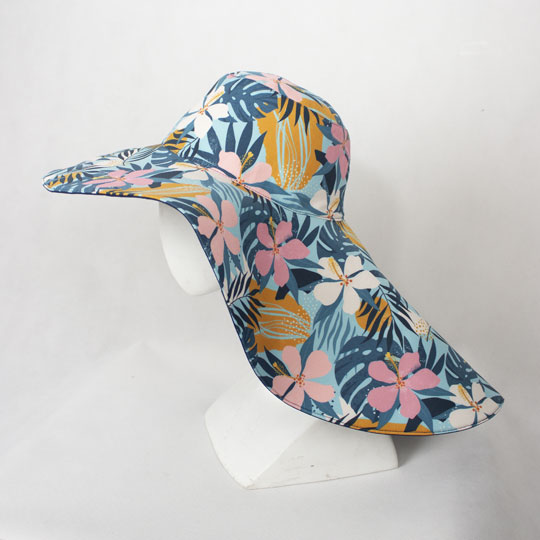 کلاه لبه بلند هاوایی روشن 6