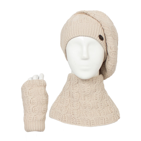 سه تیکه آران لیس لیس طرح مارپیچ kerem-marpich