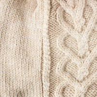 دو تکه آران مارپیچ طرح خط قلبی shokolati