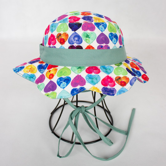 کلاه نقاب دالبر دار طرح قلب رنگی kids2-2