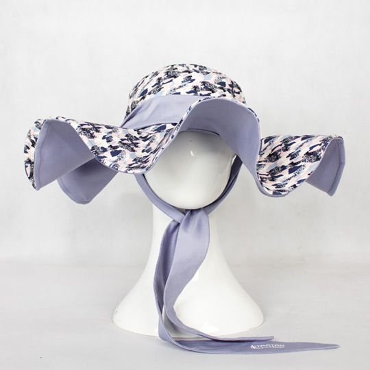 کلاه چین دار آبرنگی ریز labe-dalbori1