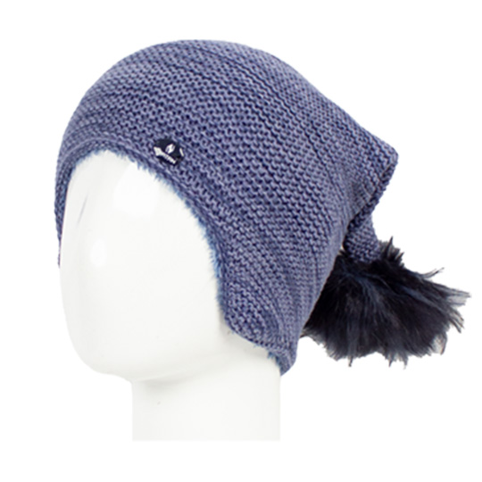 کلاه تک پوم‌دار رو گوشی abi