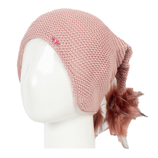 کلاه تک پوم‌دار رو گوشی soorati-cherk