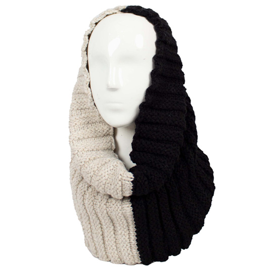 شال رینگی بافت درشت meshki-kere