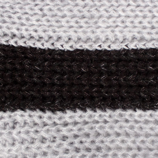 شال ریش‌دار طرح خط toosi-tire2