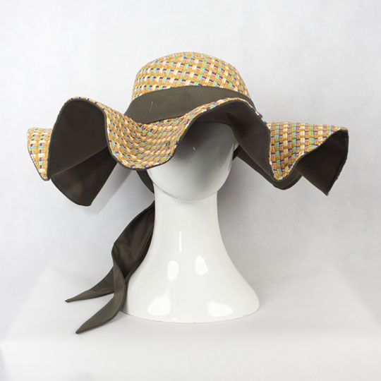 کلاه چین‌دار حصیری ghashange-1