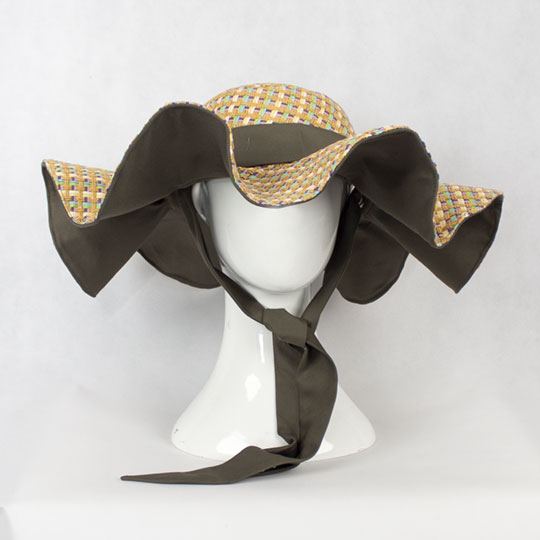 کلاه چین‌دار حصیری ghashange-2