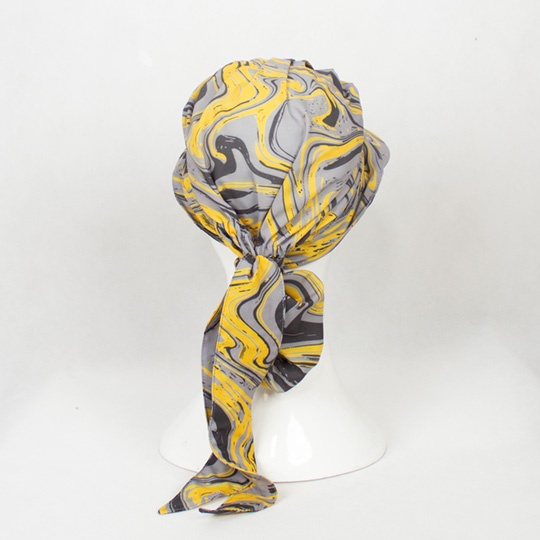 کلاه پشت کش‌دار آبرنگی زرد طوسی peslahi-posht-kesh4-2