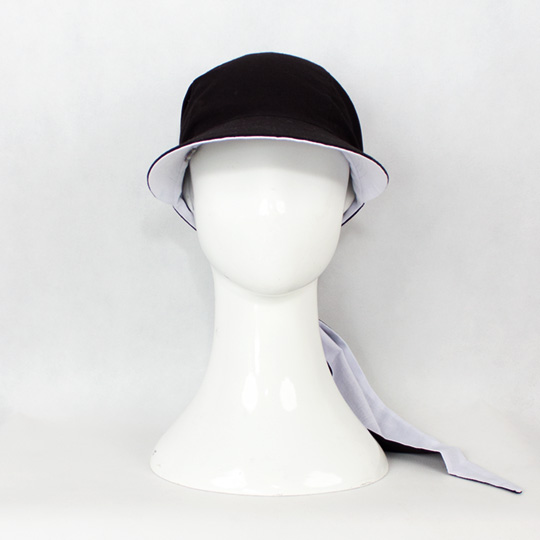 کلاه پشت گره‌ای  مشکی سفید gere2-1