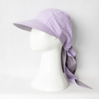 کلاه پشت گره‌ای یاسی طوسی روشن gere7 2