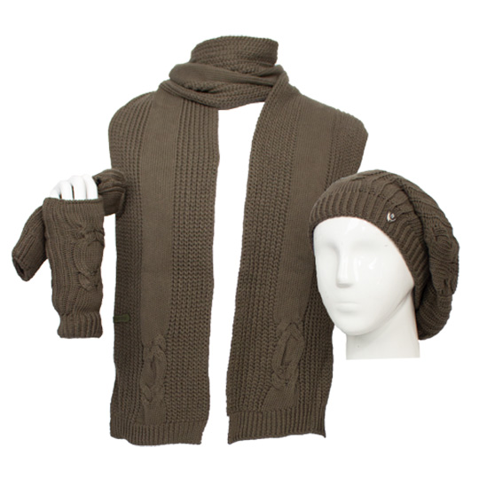 سه تیکه آران طرح جغد sabz-lajani-joghd