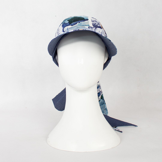 کلاه پشت گره ای آبی آبرنگی posht-gere3-1