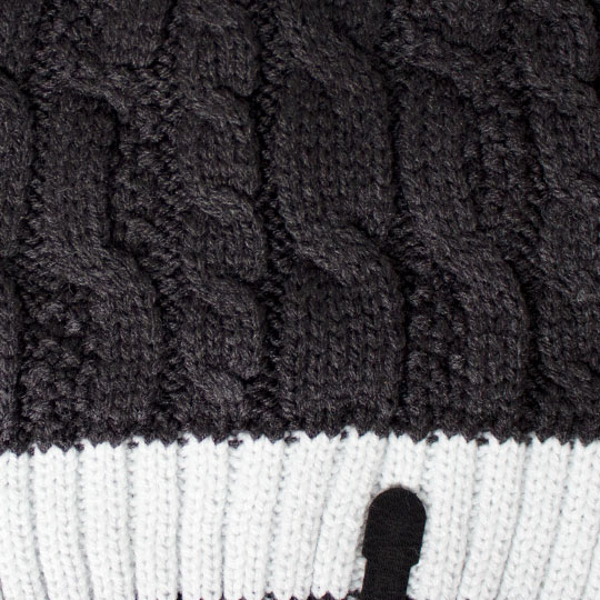 شال کلاهی دو رنگ مارپیچ zoghali-toosi-roshan2