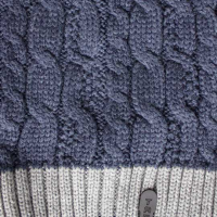 شال کلاهی دو رنگ مارپیچ sormei toosi