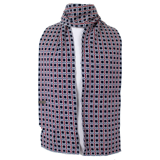 شال طرح مربع چهار رنگ zesht6