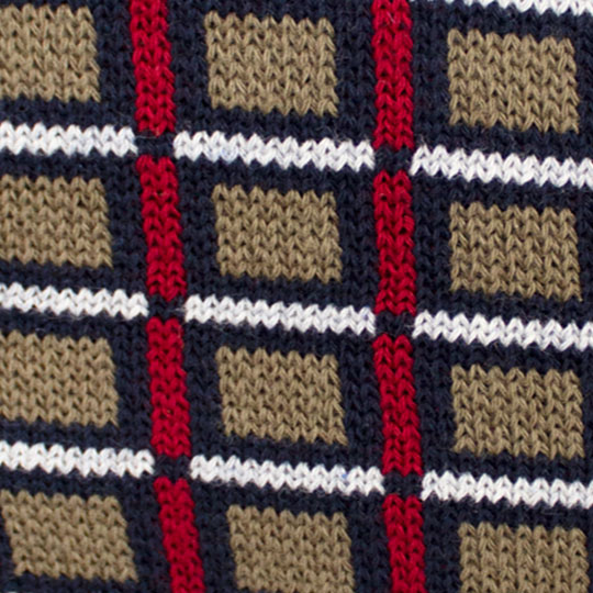 شال طرح مربع چهار رنگ zesht2-2