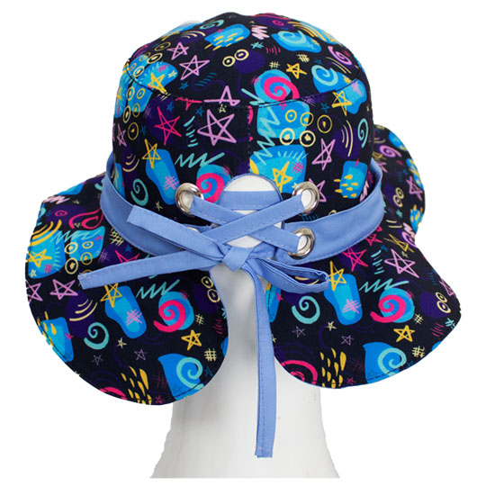 کلاه بچگانه پشت پرچ دار طرح ستاره 8-2