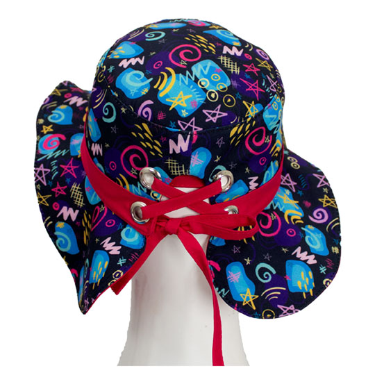 کلاه بچگانه پشت پرچ دار طرح ستاره 7-2