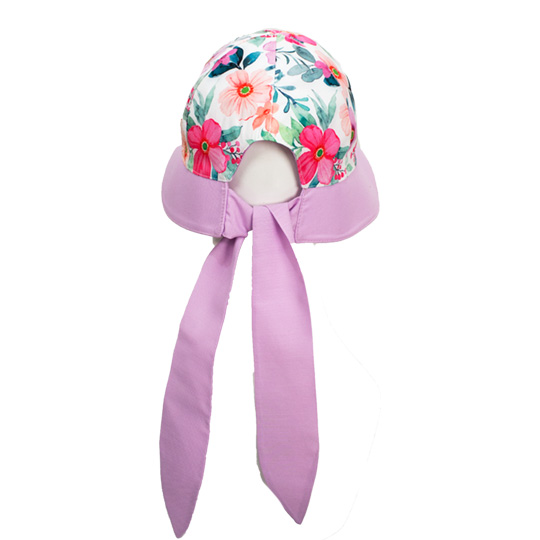 ۶ پر نقاب بلند طرح گل صورتی گلبهی 5-1