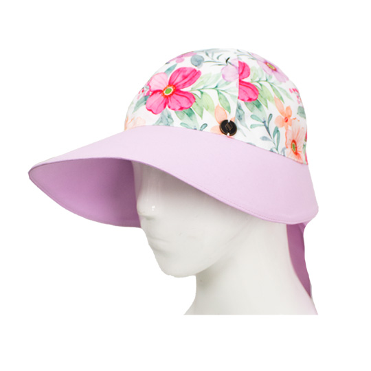 ۶ پر نقاب بلند طرح گل صورتی گلبهی 5-2