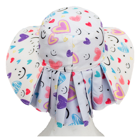 کلاه بچگانه پشت پیلی دار طرح لبخند 13-1