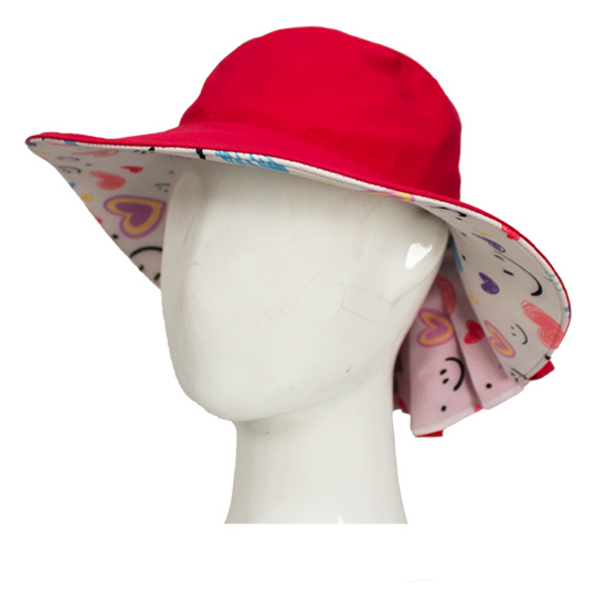 کلاه بچگانه پشت پیلی دار طرح لبخند 14-3