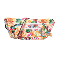 کیف کمری گل درشت زرد 3 3