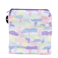 کیف جیبی طرح آبرنگی راه راه بنفش 2 1