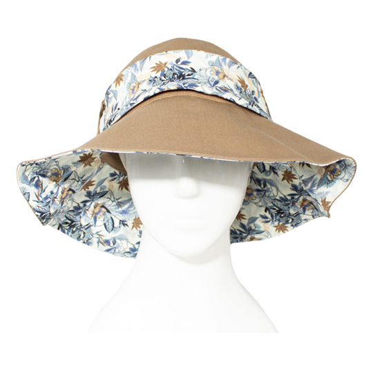 کلاه پشت پاپیونی برگ آبی 2band-dar