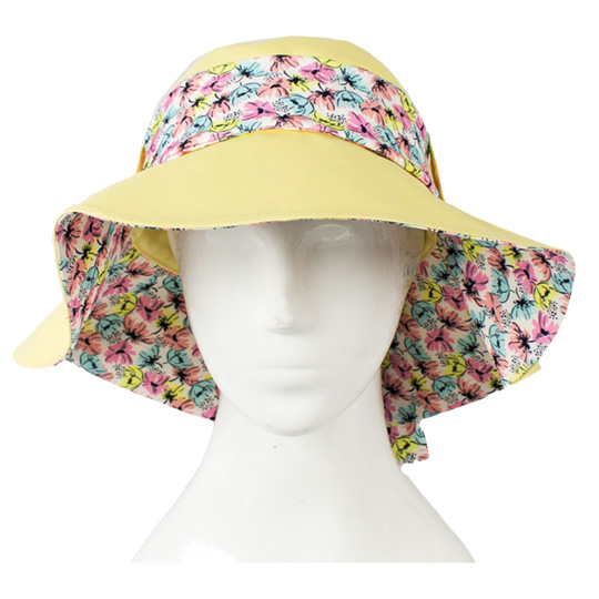 کلاه پشت پاپیونی گل ریز 4band-dar