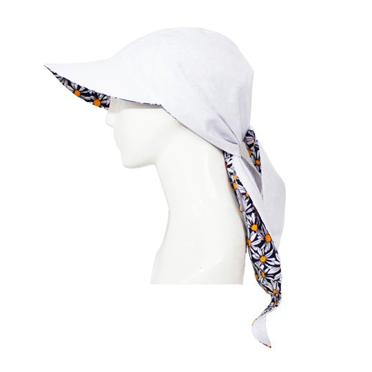 کلاه گره ای طرح گل بابونه 12-3neghab