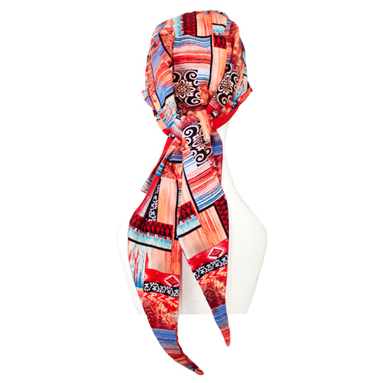 کلاه گره ای آبرنگی قرمز 11neghab