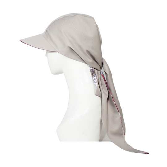 کلاه گره ای طرح هاوایی بنفش 10-3neghab