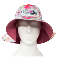 کلاه پشت پیلی و پرچی گل صورتی 1 2posht papion