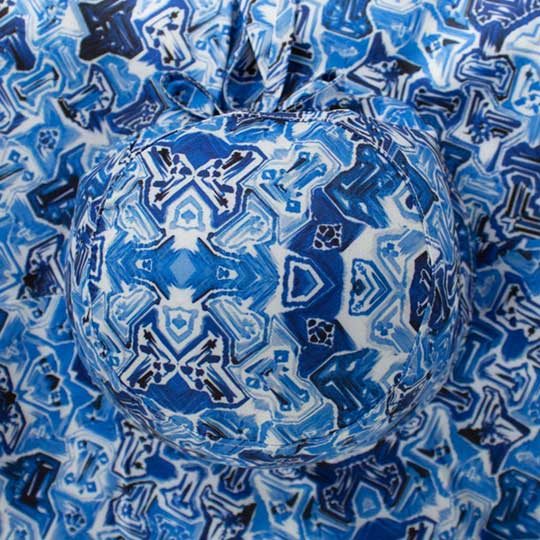 کلاه پشت پیلی و پرچی آبرنگی آبی 2-3posht-papion