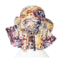 کلاه پشت پیلی و پرچی طرح خشتی 14posht papion