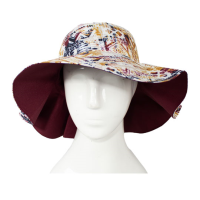 کلاه پشت پیلی و پرچی طرح خشتی 14posht papion