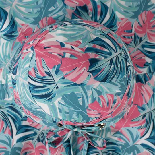 کلاه پشت پیلی و پرچی هاوایی سبز 7-3posht-papion