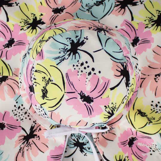 کلاه پشت پیلی و پرچی گل درشت 11-3posht-papion