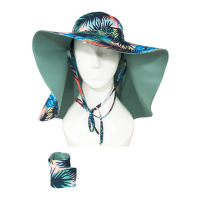 کلاه لب بلند هاوایی آبرنگی 5posht boland