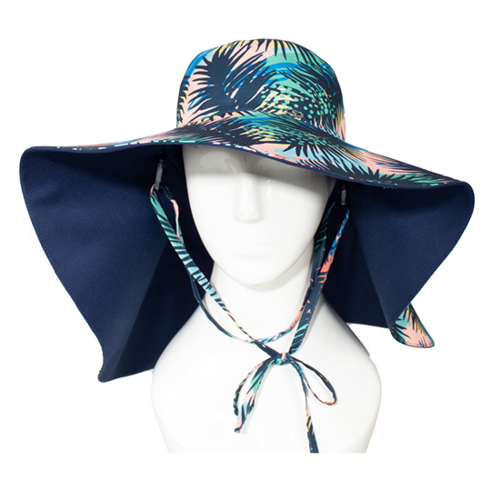 کلاه لب بلند هاوایی آبرنگی 9posht-boland