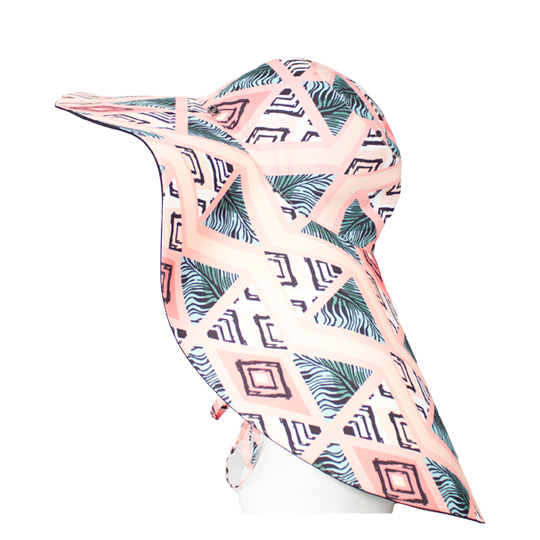 کلاه لب بلند طرح مثلث هندسی 7-2posht-boland