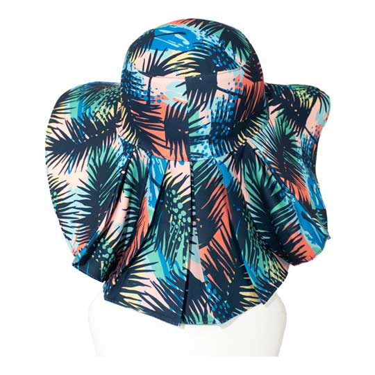 کلاه پشت پیلی دار هاوایی آبرنگی 7posht-pili