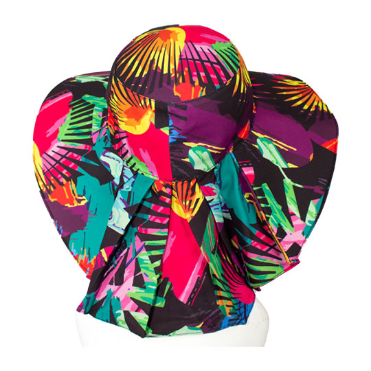 کلاه پشت پیلی دار هاوایی مشکی 11-2posht-pili