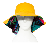 کلاه پشت پیلی دار هاوایی مشکی 11poshtpili