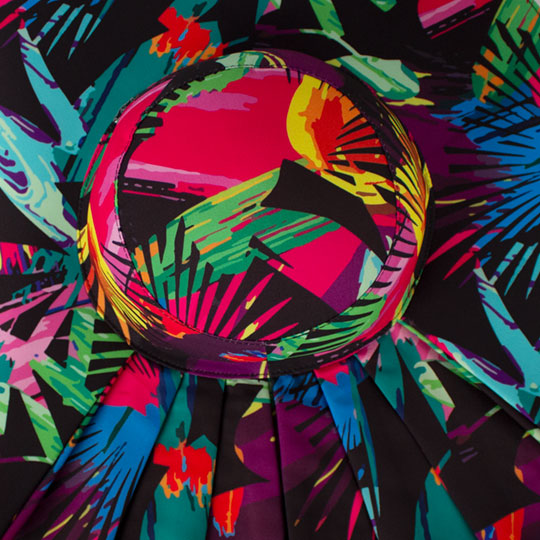 کلاه پشت پیلی دار هاوایی مشکی 8-3posht-pili