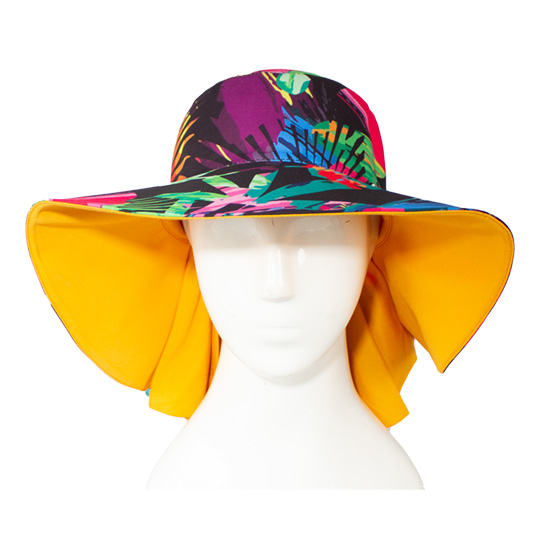 کلاه پشت پیلی دار هاوایی مشکی 8posht-pili